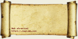 Jasmina Škrebić vizit kartica